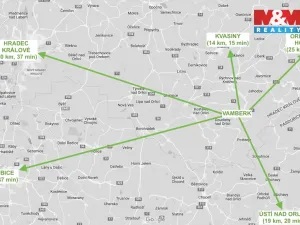 Pronájem bytu 2+1, Vamberk, Jiráskova, 47 m2