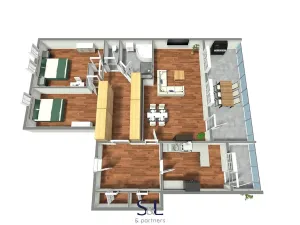 Pronájem bytu 3+1, Praha - Břevnov, Sartoriova, 108 m2