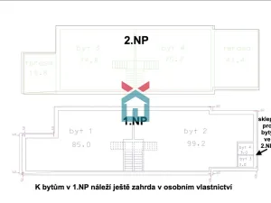 Prodej bytu 4+kk, Praha - Lochkov, K Lahovské, 99 m2