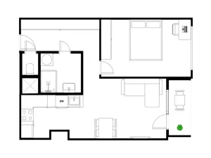Prodej bytu 2+kk, Praha - Chodov, Tererova, 46 m2
