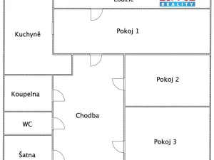 Prodej bytu 3+1, Brno - Bohunice, Uzbecká, 68 m2