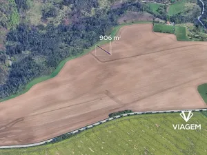 Prodej pole, Vilémovice, 906 m2