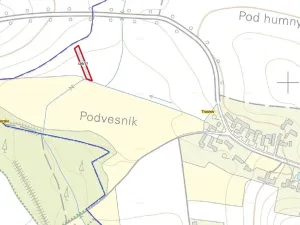 Prodej pole, Trusnov, 956 m2