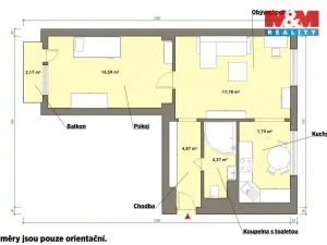 Prodej bytu 2+1, Habartov, Dělnická, 51 m2