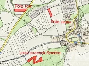 Prodej pole, Slaný - Kvíc, 17665 m2