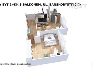 Prodej bytu 2+kk, Šumperk, Banskobystrická, 61 m2