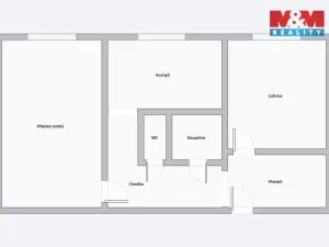 Prodej bytu 2+1, Jirkov, U Stadionu, 60 m2