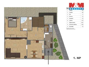 Prodej rodinného domu, Radonice, Růžičkova, 182 m2