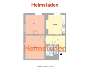 Pronájem bytu 2+1, Ostrava - Poruba, Čs. exilu, 56 m2