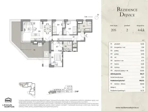 Prodej bytu 4+kk, Praha - Dejvice, U dejvického rybníčku, 107 m2