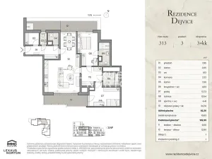 Prodej bytu 3+kk, Praha - Dejvice, U dejvického rybníčku, 103 m2