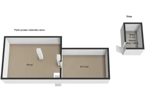 Prodej zemědělské usedlosti, Popovice, 718 m2