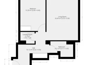 Pronájem bytu 2+kk, Praha - Vršovice, Přípotoční, 55 m2
