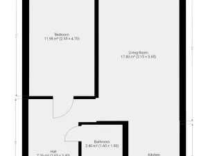 Pronájem bytu 2+kk, Praha - Střížkov, Bínova, 53 m2