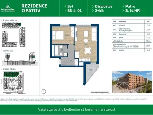 Pronájem bytu 2+kk, Praha - Chodov, Líbalova, 50 m2
