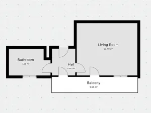 Pronájem bytu 1+kk, Praha - Michle, U plynárny, 37 m2