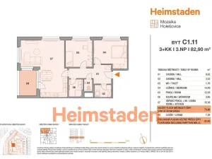 Pronájem bytu 3+kk, Praha - Holešovice, U Pergamenky, 82 m2