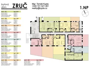 Pronájem bytu 1+kk, Zruč-Senec - Zruč, Sportovní, 42 m2