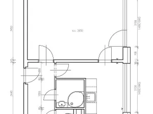 Pronájem bytu 1+1, Brno, Loosova, 37 m2