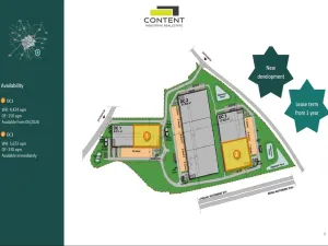 Pronájem skladu, Ostředek, 5672 m2