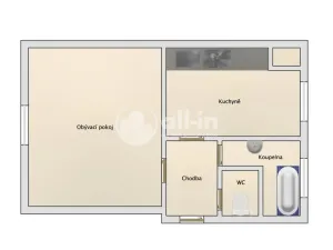 Pronájem bytu 1+1, Vyškov - Vyškov-Město, Dvořákova, 44 m2