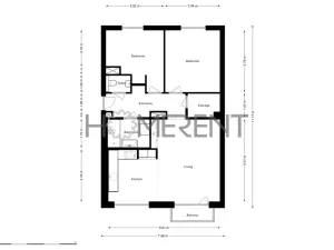 Pronájem bytu 3+kk, Praha - Vršovice, náměstí Svatopluka Čecha, 72 m2