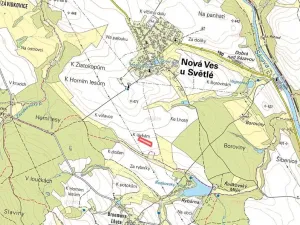 Prodej pole, Nová Ves u Světlé, 6891 m2