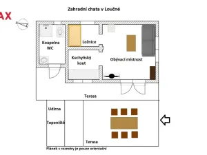 Prodej zahrady, Lom, 738 m2