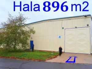 Pronájem skladu, Úvaly, 896 m2