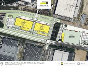 Pronájem výrobních prostor, Plzeň - Skvrňany, Ke Karlovu, 3683 m2