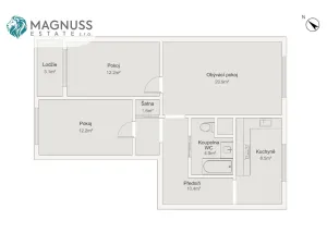 Prodej bytu 3+1, Ostrava, Mánesova, 70 m2