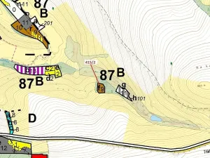 Dražba lesa, Psárov, 1251 m2