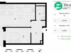 Pronájem bytu 2+1, Olomouc - Povel, Loudova, 61 m2