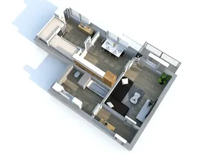 Prodej bytu 2+1, Hlubočky, 54 m2