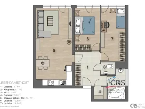 Prodej bytu 3+kk, Praha - Chodov, Babická, 75 m2