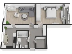 Pronájem bytu 2+1, Chrudim, Husova, 66 m2