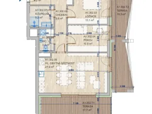 Pronájem bytu 3+kk, Brno, Komárovská, 75 m2