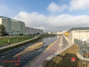 Pronájem bytu 1+kk, Brno - Štýřice, Bakalovo nábřeží, 23 m2