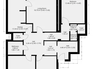 Prodej bytu 4+1, Praha - Stodůlky, Bellušova, 89 m2
