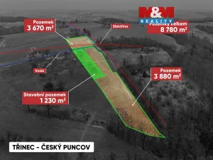 Prodej pozemku pro bydlení, Třinec - Osůvky, 8780 m2