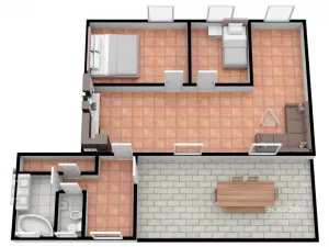 Pronájem bytu 3+kk, Černošice, Dr. Janského, 76 m2