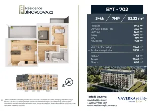 Prodej bytu 3+kk, České Budějovice, Jírovcova, 93 m2