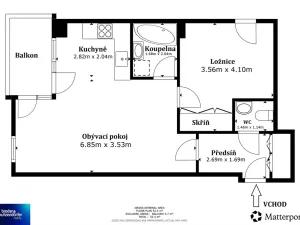 Pronájem bytu 2+kk, Králův Dvůr, Na Horizontu, 58 m2