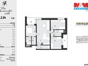 Prodej bytu 4+kk, Brandýs nad Labem-Stará Boleslav, Dřevčická, 101 m2