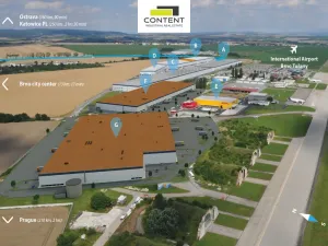 Pronájem výrobních prostor, Brno - Tuřany, Letiště Brno-Tuřany, 13751 m2