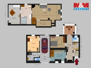 Prodej rodinného domu, Sedlec-Prčice, Benešovská, 166 m2