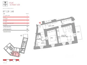 Prodej bytu 2+kk, Písek, Kocínova, 70 m2