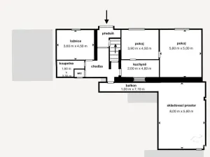 Prodej rodinného domu, Tlučná, Hlavní, 290 m2