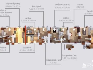 Prodej rodinného domu, Chocenice, 280 m2