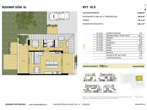 Prodej bytu 3+kk, Klatovy, ul. 5. května, 109 m2